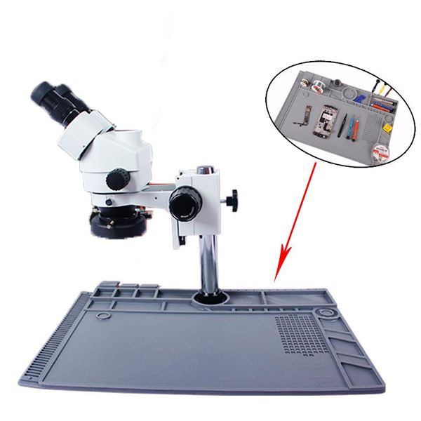 

cell phone repairing tools s-190 48x32cm microscope fixed base platform pad high heat insulation maintenance mat for repair pcb