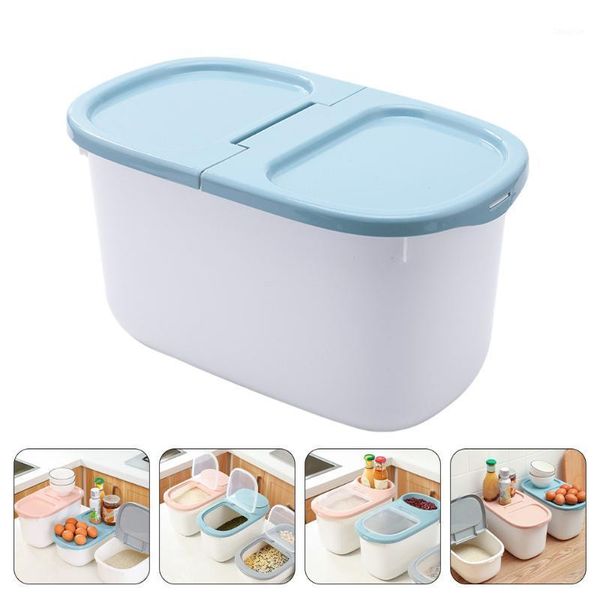 

storage bottles & jars 1pc rice bucket moisture-proof tank flour box