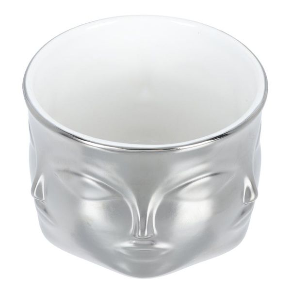 

vases 1pc ceramic human face flower pot home flowerpot ornament small storage jar