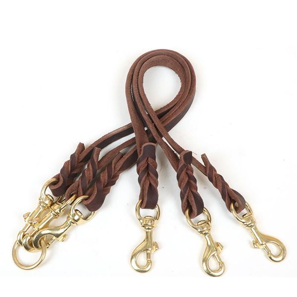 

unique dog collars and leashes 2 leash 3 way leads braided double handle &