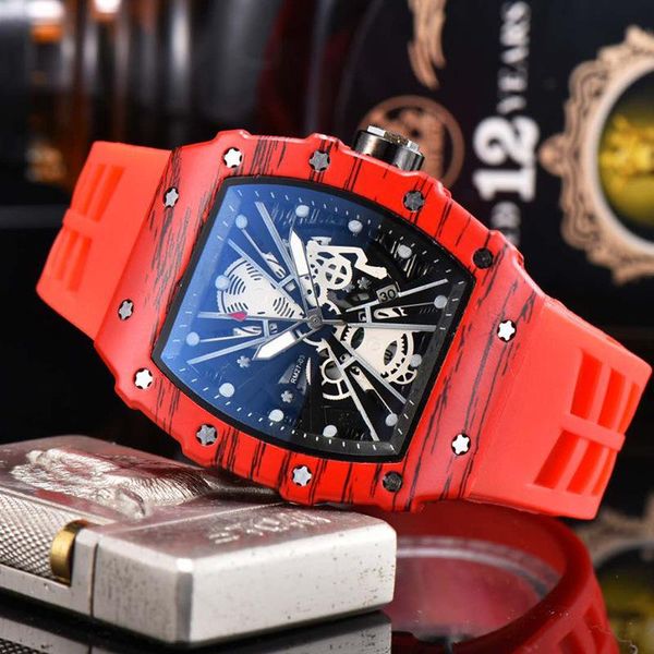 

high grade business men's watch fashion personality wristwatches, Slivery;brown