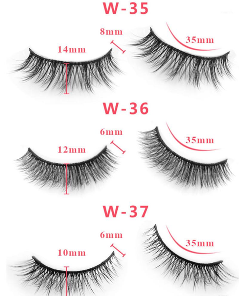 

makeup 3d mink lashes fake 1 pair natural false eyelashes long extension eyelash for beauty1