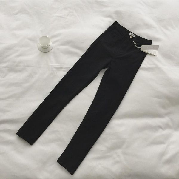 

women's pants & capris spring and summer practical good wear slim slimming basic models wild stretch bag legs tight feet pencil, Black;white