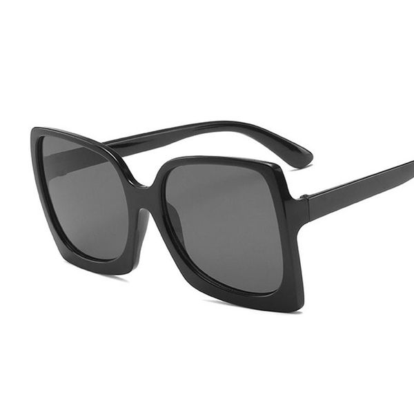 

sunglasses vintage square women luxury oversized gradient sun glasses shades female fashion brand designer clear, White;black