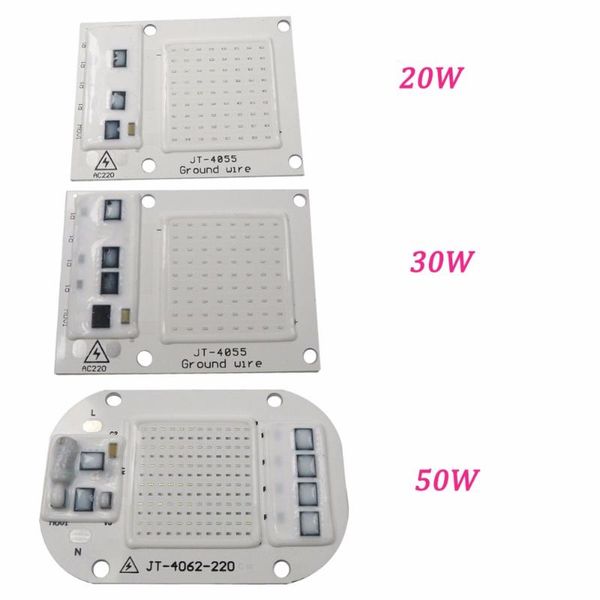 

light beads 20w 30w 50w 220v led red green blue cob integrated smart ic driver fit for diy bulb