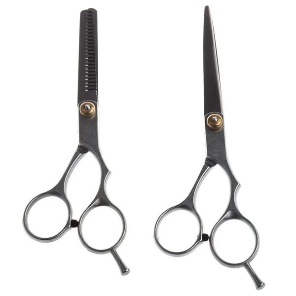 

hair scissors 2 x professional cutting & thinning shears hairdressing set