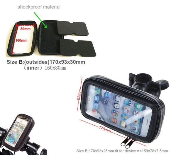 

cell phone mounts & holders touch screen bicycle bike motorcycle cases bags stands for moto z4 z3 g7 play plus power one vision