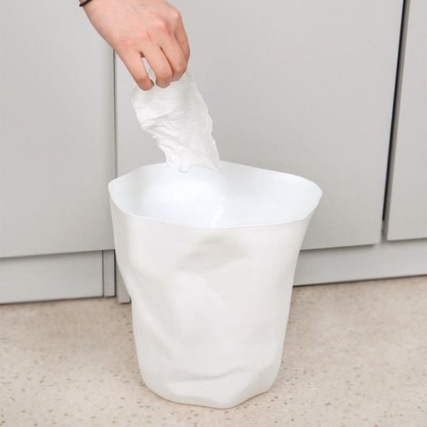 

waste bins simplicity white household dustbin no lid living room bedroom simple basket kitchen toilet trash bin
