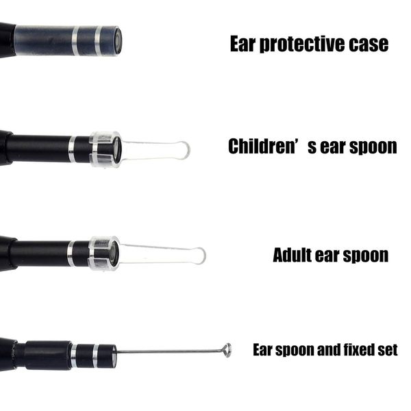 

5.5mm otoscope medical in ear cleaning endoscope visual ear spoon health care cleaning tool for nose ear picker usb hd camerasco
