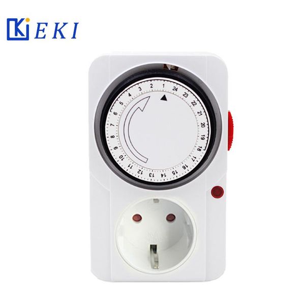 

timers 24 hour cyclic timer switch kitchen outlet loop universal timing socket mechanical 230v 3500w 16a eu plug germany