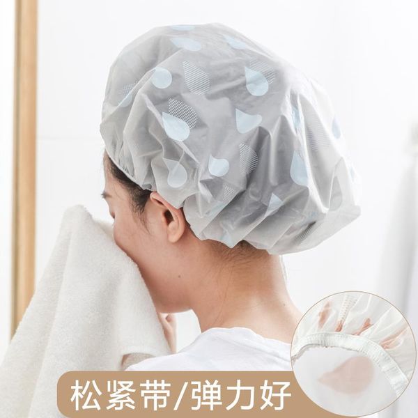 

shower caps cap female waterproof thickened plastic household long hair