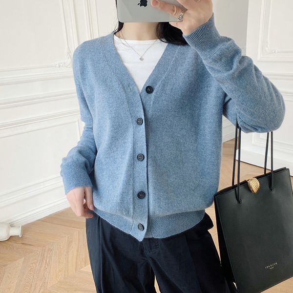 

women's sweaters women and men knitted shirt with v-embroidered cleavage smiley long sleeve single breasted loose early female cardigan, White;black