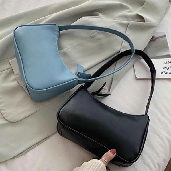 

evening bags handle bag women retro handbag pu leather shoulder totes underarm vintage female small subaxillary clutch