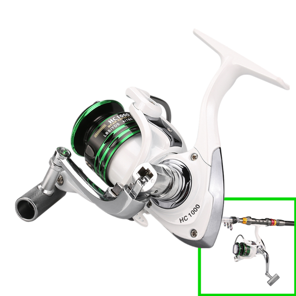 

professional fishing reel metal with can change handle hc1000-7000 series spinning lines ice wheel baitcasting reels