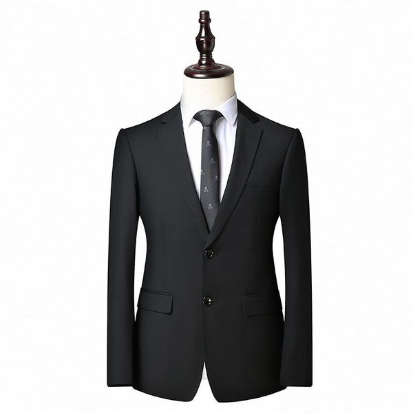 

men's suits & blazers 2021 product listing black wedding dress slim fit suit casual jacket size m-4xl, White;black