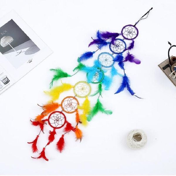 

chakra rainbow dream catcher chandelier ball prisms suncatcher handmade fengshui pendant home garden decoration decorative objects & figu fi