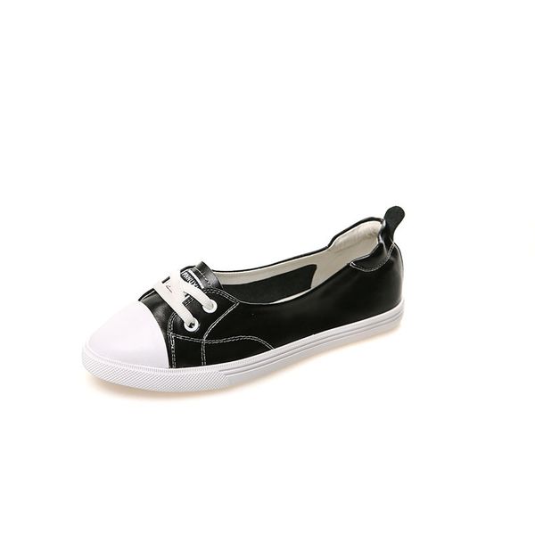 

Genuine Leather Shoes Women Flat Causal Shoes Soft Comfortable Fashion Brand Cowhide White Shoes Womens Flats A061