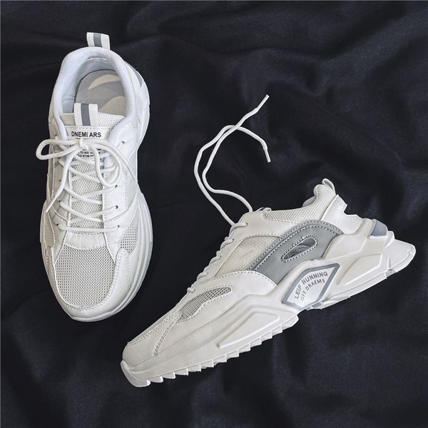 

mens casual sports non-slip wear-resistant sweat-absorbent breathable lightweight shock absorption increased summer new