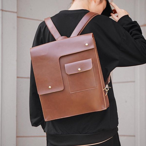 

backpack 2021 korea fashion casual travel business trip leisure school bag