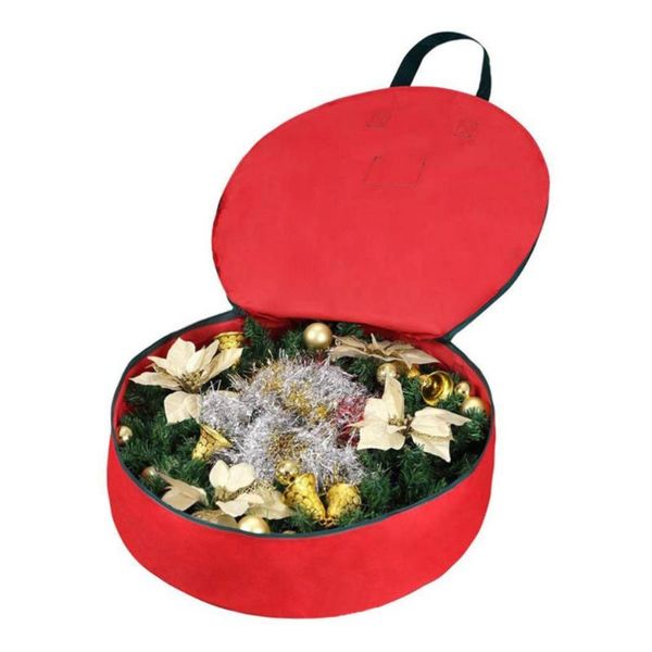 

storage bags round christmas tree wreath bag xmas gift sorting toy oxford cloth