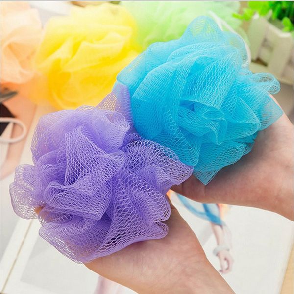 

multicolour bath ball shower body body scrubber brush bubble exfoliate puff sponge mesh net ball cleaning bathroom accessories home supplies