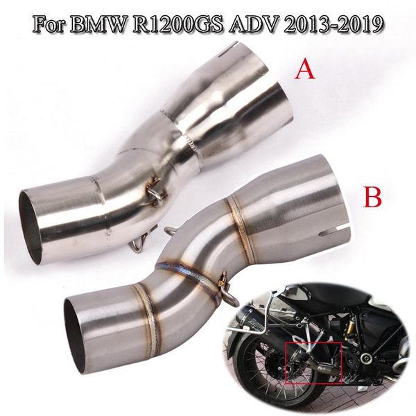

motorcycle exhaust system for r1200gs 2013 2014-2021 pipe middle connector tube link muffler tip mid section escape