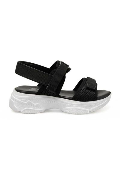 

mia genuine leather sandals tan, Black