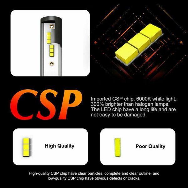 

car headlights h4 bulb high low headlight led super 200w universal 360Â° 550000lm auto