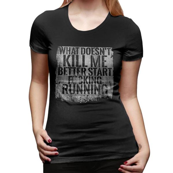 

women's t-shirt short-sleeved letter00005kill me basic short sleeve, White