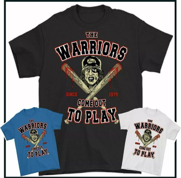 

the warriors t-shirt come out to play movie film 70's new york gang furies tee, White;black