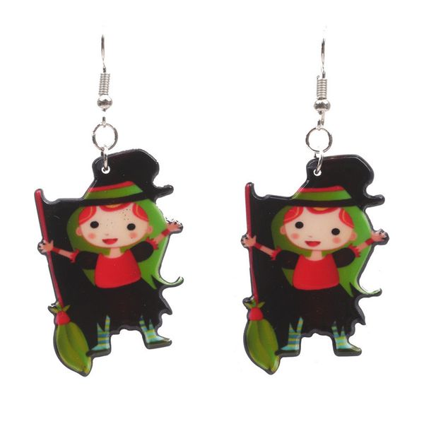 

halloween monkey pattern earrings high-quality kirsite fan fashion collection