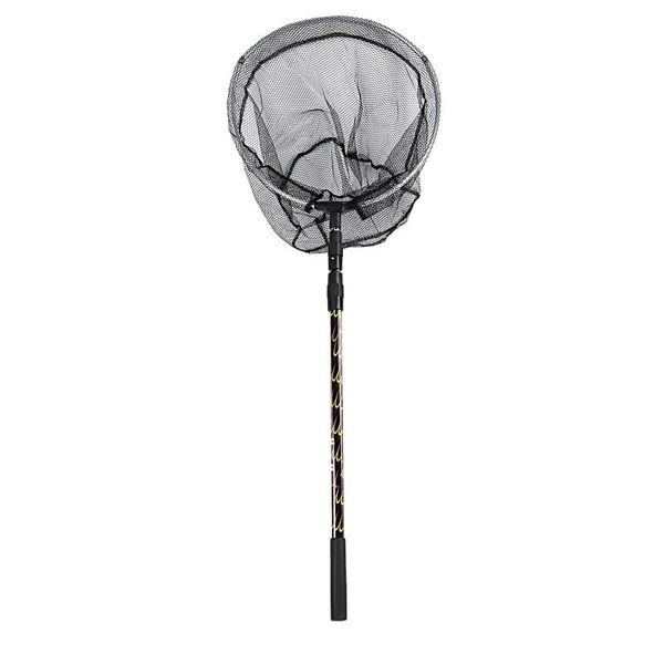 

170cm retractable telescoping aluminum alloy foldable fishing brail landing net pole tackle accessories
