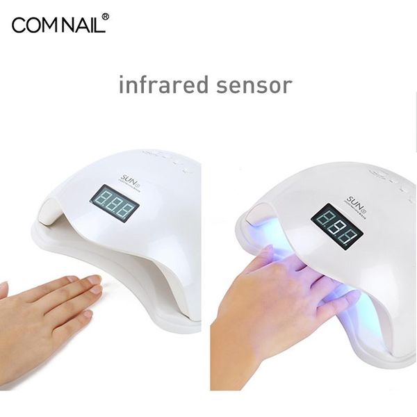 

led uv nail lamp sun5 sun 5 dryer for curing gel polish drying with sensor display dryers