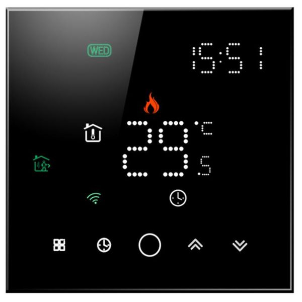 

smart home control thermostat controller with sensor for water gas boiler electric floor heating