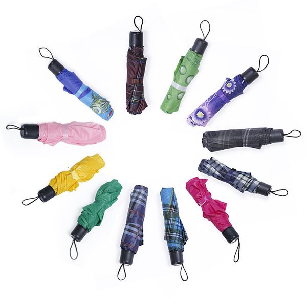 

night market mini three fold lattice lovers sunny advertisement folding umbrella