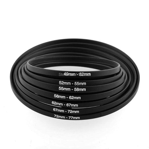 

lens adapters & mounts metal step up adapter ring filter 37mm 49mm 52mm 55mm 58mm 62mm 67mm 72mm 77mm for camera
