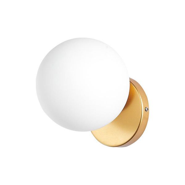 

wall lamps nordic led moon lamp iron modern decorative stairs light home bedside round glass lights wood applique murale e27