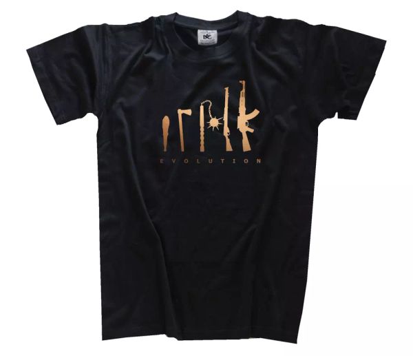 

bronze edition arms weapons gun ak47 evolution t-shirt s-xxxl, White;black