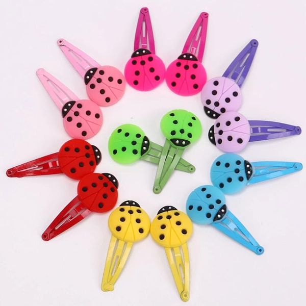 

children silicone hair clips cute fruit flowers safety barrettes bb clip little girls gifts kids accessories, Slivery;white