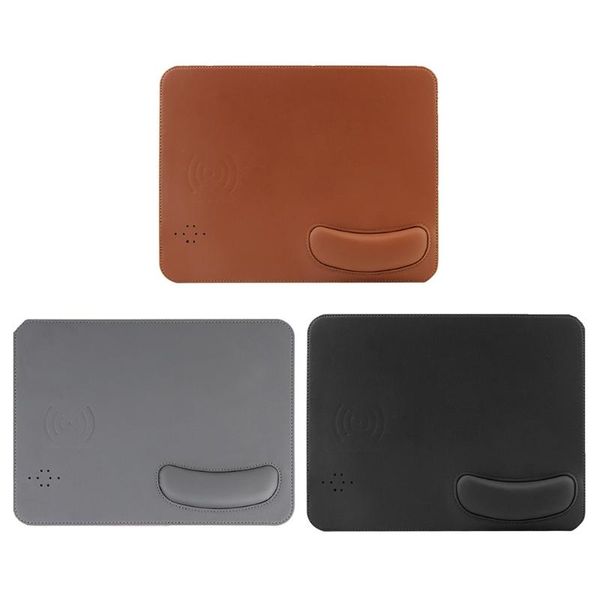 

mouse pads & wrist rests pad with wireless charging, extended gaming mat non-slip rubber base for home office