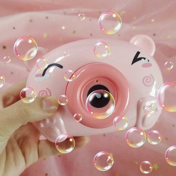 

electric light pig bubble camera net tiktok children's bubble gun toy