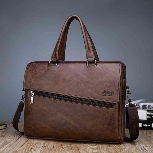 

men's briefcase 2021 business leisure shoulder bag korean horizontal diagonal cross