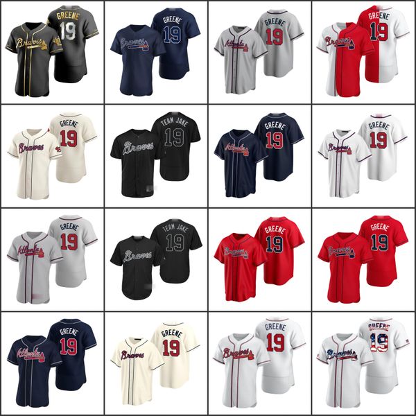 

atlanta braves men19 shane greene men youth jersey, Black;red