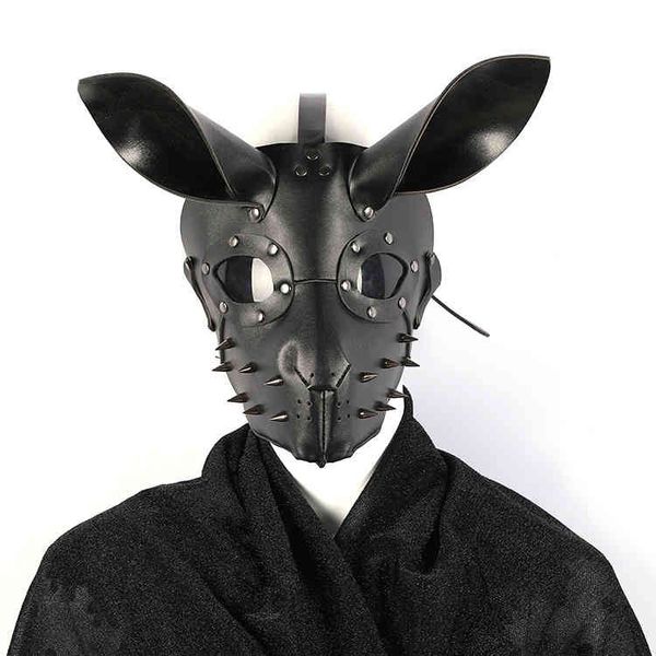 

mask cyberpunk rabbit girl halloween acting props nightclub carnival