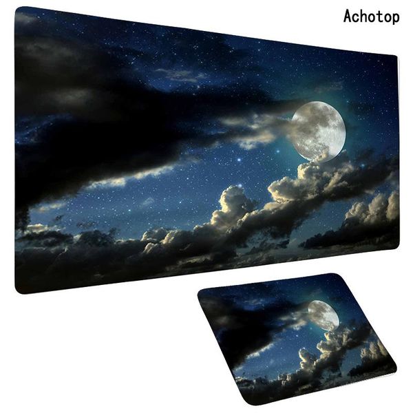 

mouse pads & wrist rests night sky large gaming pad xxl locking edge gamer computer 900x400mm padmouse anti-slip xl mousepad mat drop cool