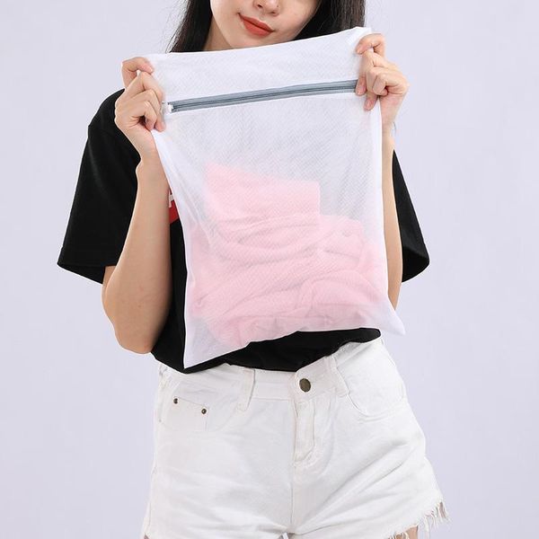 

pcs zippered laundry bags reusable mesh washing bra lingerie wash bag for home nds