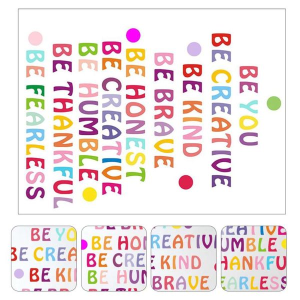

wall stickers 1pc children room sticker decorative decal english letter adornment