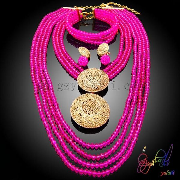 

earrings & necklace yulaili refined jewelry set style, Silver