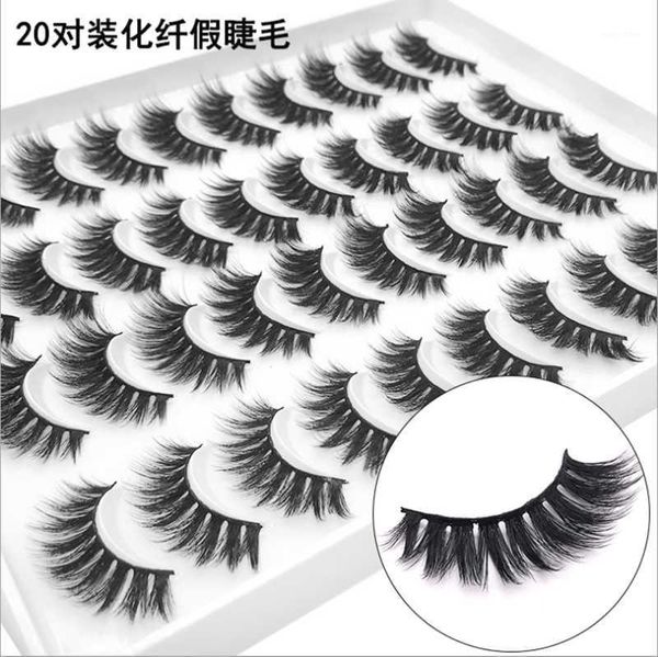 

pairs of 3d mink eyelashes natural/dense false soft small bundle makeup extension tool1