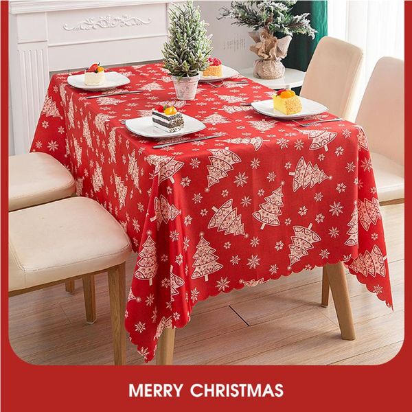 

table cloth christmas tablecloth decoration holiday wedding cover waterproof square
